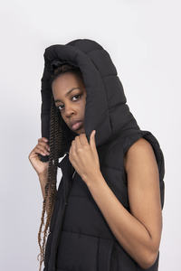 New Winter Custom Padded Puffer Vest <b>Jacket</b> High Quality Fashionable Puffer <b>Sleeveless</b> <b>Jacket</b> for <b>Women</b> - Product Image 2