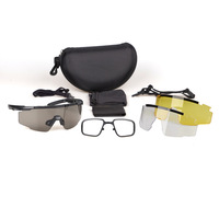 Lunettes tactiques anti-éclats 3,1 mm, conformes à la norme CE EN166, protection contre les impacts d'air, anti-éclats, lunettes tactiques
