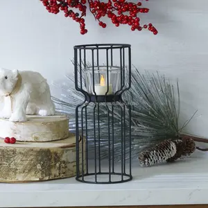 Zahid Exports ZE-3205X Handmade Bamboo <b>Candle</b> <b>Stand</b> for Christmas Home Decor-round Shape - Product Image 5