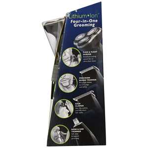 Rasoir rotatif à double et triple lame, tondeuse et tondeuse de précision, étanche IPX7, avec grille de rasage de rechange, système d'opération allemand, lavable - Product Image 2