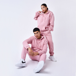 Ensemble jogging surdimensionné personnalisé pour femme, motif uni, broderie manuscrite, poches latérales, cordon de serrage, streetwear, éco-responsable - Product Image 5