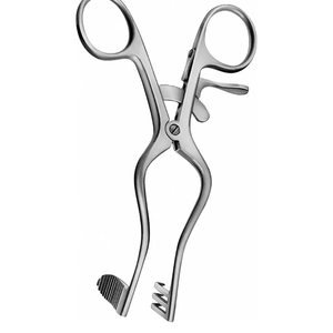 Écarteur auto-retenu 125 mm 5 "lame solide grossière dentelée gauche écarteur Adson chirurgical - Product Image 3