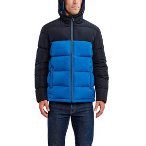 Vestes matelassées tendance pour hommes, couleur contrastée, chaudes et légères pour l'hiver, vêtements de rue à la mode pour hommes - Product Image 3