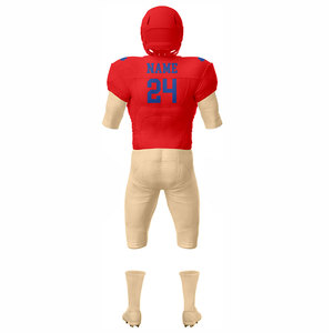 Camiseta Deportiva de Fútbol Americano para Hombre, 100% Poliéster, con Logotipo Personalizado, Impresión por Transferencia de Calor, Bordado, Nuevo Estilo, Color Sólido - Product Image 3