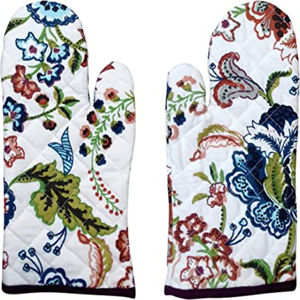 Olid-Manoplas de colores 100% algodón, conjunto completo de manoplas para horno y cocina - Product Image 6