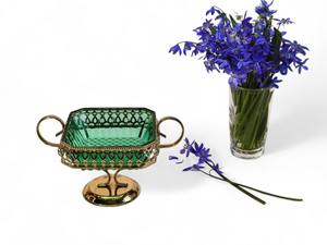 Stand de service de chocolat de vente chaude avec support de chocolat poli d'or pour le service de chocolat et le dessert servant des articles de table - Product Image 6