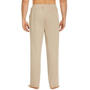 Pantalon cargo décontracté pour homme, noir classique, multi-poches, taille haute, coupe droite ample, pantalon décontracté pour homme, pantalon de sport - Product Image 6