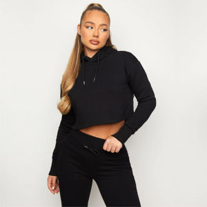 Chándal corto de Invierno para mujer, conjunto de 2 piezas, Joggers con capucha, traje de salón, ropa de entrenamiento de gimnasio, chándales cortos personalizados para mujer - Product Image 2