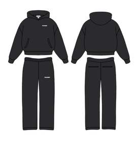 Fabricants de vêtements personnalisés, ensemble de jogging en coton personnalisé, survêtement en molleton uni pour homme, survêtement pour homme, survêtement en molleton - Product Image 3