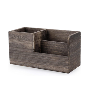 Rustic Wooden <b>Desk</b> Pen Holder <b>Solid</b> <b>Wood</b> Modern Design Eco-friendly Stackable Organizer for Fountain Pens Stylish Accessory - Product Image 1