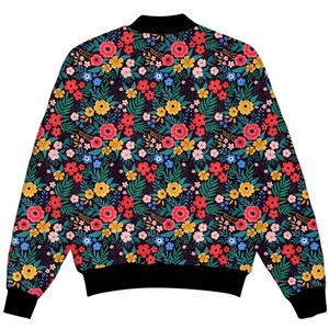 เสื้อแจ็คเก็ตบอมเบอร์แบบซับลิเมชั่นสำหรับผู้ชาย พิมพ์ลายตามสั่ง เสื้อแจ็คเก็ตวาร์ซิตี้ โพลีเอสเตอร์ น้ำหนักเบา จำหน่ายจำนวนมาก - Product Image 2