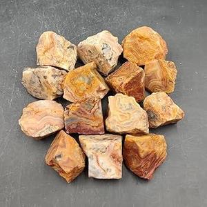 พลอยอาเกตสีเหลืองเอธิโอเปียธรรมชาติ เกรด AAA แบบหยาบ ไม่เจียระไน ขายส่ง - Product Image 2