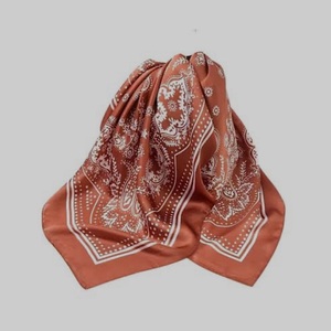 Bandana cuadrada hecha a mano 100% algodón orgánico mujer niña pequeño estilo étnico multicolor bajo tamaño personalizado verano venta al por mayor - Product Image 5