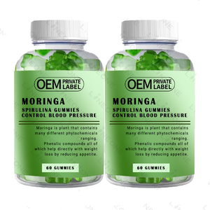 Gommes de soutien énergisantes avec marque privée, mélange de moringa, d'herbe de blé, de varech, de <span class=keywords><strong>chlorella</strong></span> et de spiruline hawaïenne - Product Image 1