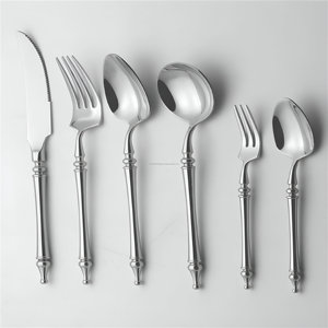 Premium Silver 18/10 Couteau Fourchettes et Cuillères Couverts Set Personnalisation Disponible - Product Image 4