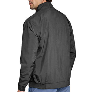 Chaqueta de béisbol universitaria de seda bordada personalizada para hombre, chaqueta de bombardero de satén deportiva Unisex con cremallera a prueba de viento para hombre - Product Image 4