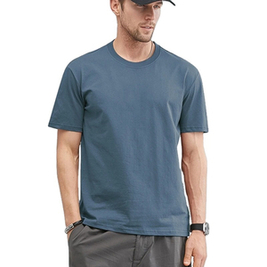 Camiseta de Jersey Regular de moda para hombre Spandex/tela de poliéster transpirable antiarrugas ecológico Anti-UV Casual verano - Product Image 2