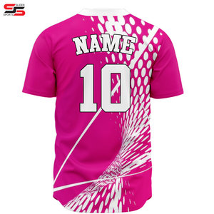 Offre Spéciale 100% Polyester Youth Baseball Training Sports Jersey Set Personnalisé Nouveau Comprend Pantalon Respirant - Product Image 2