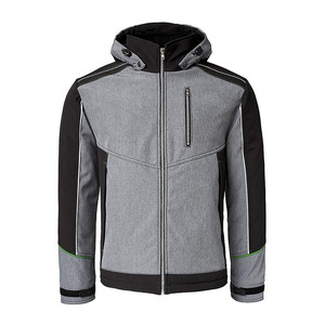 Veste Softshell imperméable pour homme, respirante, écologique, légère, pour le camping en hiver, fermeture éclair, Softshell - Product Image 1