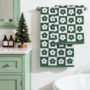 Ensemble de serviettes de bain en coton de haute qualité, 2 pièces, séchage rapide, absorbant, tissu en éponge doux et moelleux pour hôtel, spa, personnalisable - Product Image 2