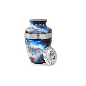 Fournitures de funérailles en métal pour adultes, urnes de crémation multicolores pour cendres, souvenirs en métal, à bas prix - Product Image 4