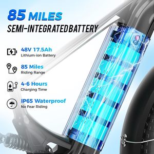 M1 Pro & M2 Pro Electric Bike Combo, 1800W Peak Motor Fat pneumatico E bici per adulti, mountain Bike elettrica da 36mph - Product Image 4