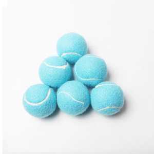 Balles de tennis colorées en gros sur mesure durables légères 100% balles de haute qualité en caoutchouc pur pour un jeu vibrant - Product Image 2