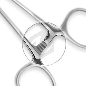 Juego de pinzas de pesca de acero inoxidable de 5 pulgadas, 2 piezas, hemostatos curvos y rectos, herramientas de precisión duraderas, pesca, uso de Hobby médico - Product Image 4