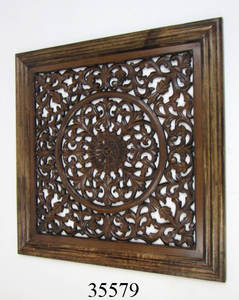 แผงตกแต่งผนังไม้แกะสลัก - Product Image 6