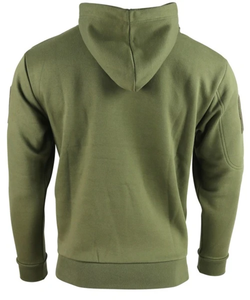 Sudadera con capucha de entrenamiento de invierno al por mayor sudaderas con capucha de algodón verde oliva bolsillos de canguro logotipo personalizado soporte táctico sudaderas con capucha - Product Image 4