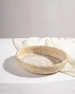 Panier à pain en rotin personnalisé de haute qualité panier rectangulaire en jute élégant pour la maison cuisine boulangerie utilisation-vente en gros - Product Image 5