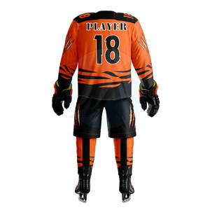 Conjunto de uniforme de hockey sobre hielo de nuevo estilo personalizable con ropa deportiva de diseño único con nombre de equipo - Product Image 2