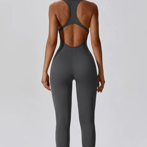 Mono Deportivo de Alta Calidad para Mujer, Traje de Yoga de Una Pieza, Body Deportivo sin Mangas, Ropa de Fitness - Product Image 3