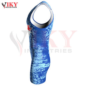 ชุดมวยปล้ำแห้งเร็วยืดได้สำหรับอุปกรณ์มวยปล้ำชุดออกกำลังกายมวยปล้ำ - Product Image 3