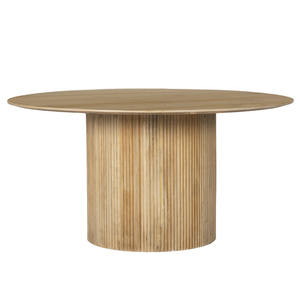 Estilo Retro de mediados de siglo campo moderno 6 asientos mesa de cena cocina madera redonda restaurante mesas de comedor - Product Image 3