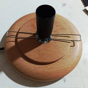 Lámpara de calabaza de madera PRODUCTO VENTA CALIENTE Lámpara de mesa de madera ARTESANÍA - Product Image 1