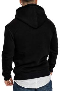 Sweats à capuche DTF personnalisés de conception OEM pour hommes Style de rue de haute qualité 100% coton tenue décontracté respirant pour l'hiver - Product Image 2