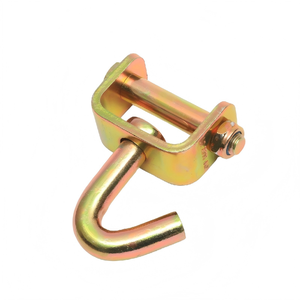 <span class=keywords><strong>Gancho</strong></span> de Seguridad Giratorio con Acabado de Zinc Forjado con Perno para Correa de Amarre de 2 Pulgadas para Fijación de Carga en Automóviles, Camiones y Remolques - Product Image 1
