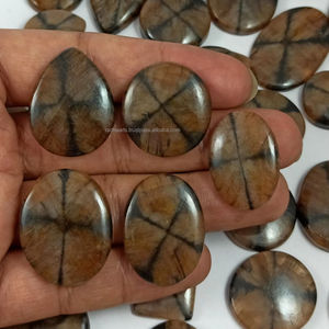 Natural Chaistolite Polished Slice Cabochon Lot Gemstone <b>Healing</b> Gemstone for Crystal Crafts Jewelry Wholesale Price - Product Image 6