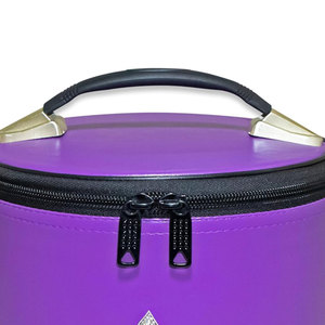 Masonic Fez Case Imitación de cuero púrpura Nuevo Alta calidad Personalizado New Regalia Crown Fez Shriner Cases - Product Image 3