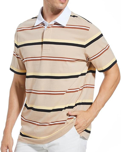 Hombre Casual Fitness para Polos 100% Algodón Secado rápido Cómodo Simple Tejido de punto elástico Mejor talla grande al por mayor - Product Image 5