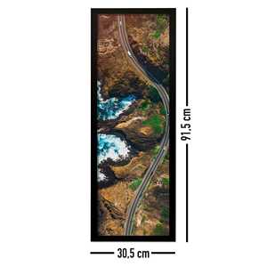 Marco Moderno para Póster Negro de 30.5 x 91.5 cm con Diseño de Plantas - Product Image 4