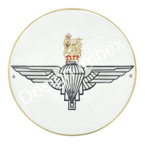 Meilleure vente Plaque personnalisée forme ronde gros panneau mural décoratif en fonte d'aluminium finition personnalisée montage mural plaque rétro - Product Image 1