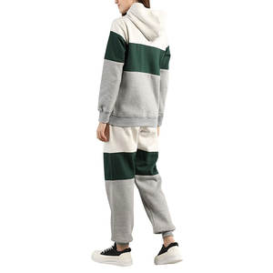 Survêtement unisexe à capuche en polaire pour l'entraînement hivernal, avec logo personnalisé, grande taille, séchage rapide, haute qualité, pour femmes, prix bas - Product Image 2