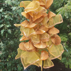 ตาข่ายประดับพู่ประดับด้วยดอกไม้โกต้าสำหรับงานปาร์ตี้งานแต่งงานที่บ้านของตกแต่งเทศกาล - Product Image 3