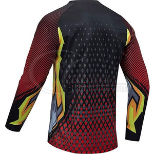 เสื้อจักรยานเสือภูเขาคุณภาพสูงแบบสั่งทำพิเศษ พิมพ์ลายแบบ Sublimation เสื้อจักรยานดาวน์ฮิลล์ รับผลิตเสื้อจักรยานเสือภูเขาแบบสั่งทำพิเศษด้วยเทคนิค Sublimation - Product Image 3