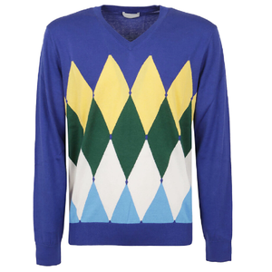 Men's <b>Sweater</b> Popular Fashion Good Quality Comfortable <b>Argyle</b> Pullover <b>Sweater</b> Full Sleeve Custom Logo Crew Neck Men's <b>Sweater</b> - Product Image 4