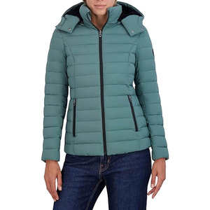 Chaqueta Acolchada para Mujer, Talla Personalizada, Estilo Moderno, Múltiples Colores, Diseño de Cremallera a la Moda, Chaqueta Tejida Abrigada para Invierno - Product Image 1
