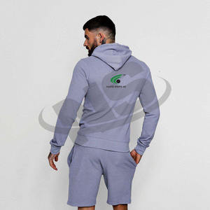 Ensemble de survêtement pour hommes de haute qualité, décontracté et sportif, coupe ample, respirant, logo personnalisé, tenue en deux pièces - Product Image 3