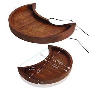 Cuenco de madera elegante para fruta y comedor, la mejor empresa de fabricación, crea tu propio logotipo en tus productos - Product Image 4